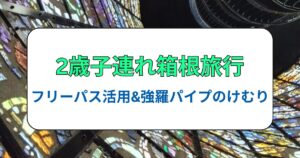 2歳子連れ箱根旅行！フリーパス活用強羅パイプのけむり感想